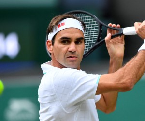 FILE PHOTO: Tennis - Wimbledon - All England Lawn Tennis and Croquet Club, London, Britain - July 3, 2021  Switzerland's Roger Federer in action. REUTERS/Toby Melville/File Photo Photo: Toby Melville/REUTERS