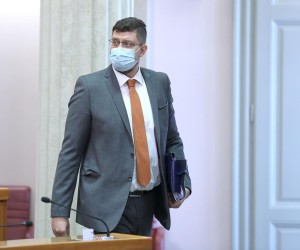 02.07.2021., Zagreb - Sabor je 7. sjednicu nastavio raspravom o dva zakonska prijedloga koji uredjuju aktivnosti investicijskih fondova. Stjepan Curaj Photo: Patrik Macek/PIXSELL