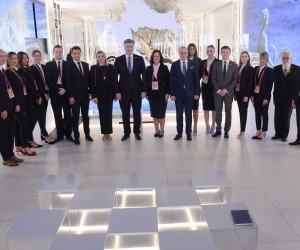 Zagreb, 05.03.2022. – Hrvatska treba „posvetiti veliku pozornost“ zaljevskim zemljama koje su veliki investitori, rekao je u subotu premijer Andrej Plenković koji boravi u Dubaiju povodom svjetske izložbe EXPO 2020. 
foto HINA/ Vlada RH/ ml