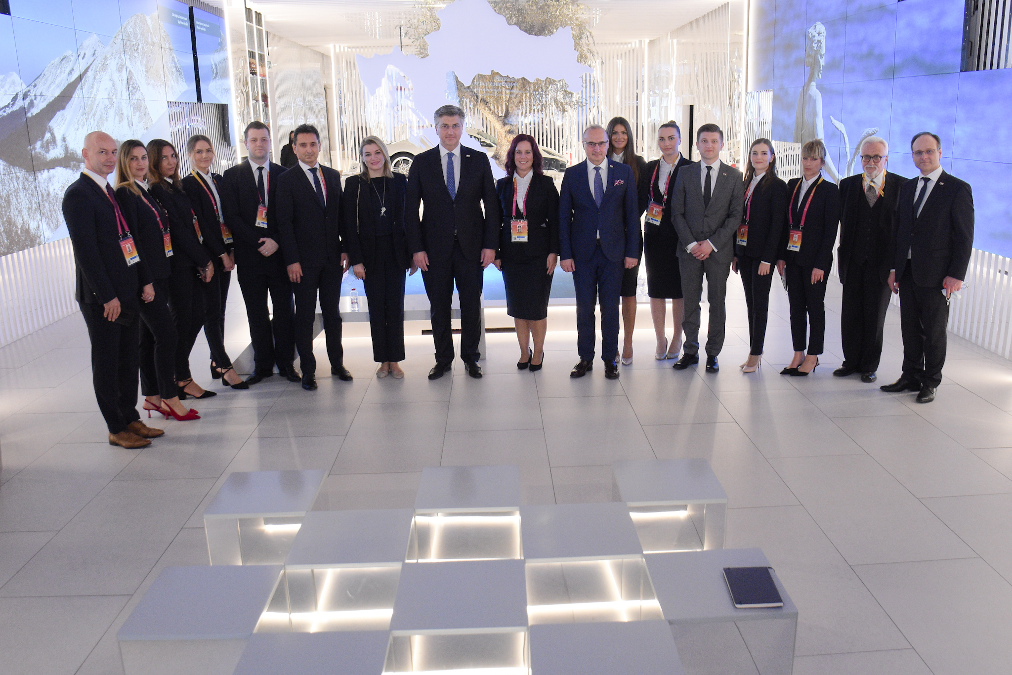 Zagreb, 05.03.2022. – Hrvatska treba „posvetiti veliku pozornost“ zaljevskim zemljama koje su veliki investitori, rekao je u subotu premijer Andrej Plenković koji boravi u Dubaiju povodom svjetske izložbe EXPO 2020. 
foto HINA/ Vlada RH/ ml