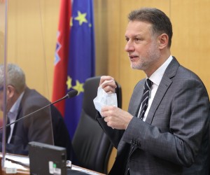 Zagreb, 30.03.2022. - Nastavak 10. sjednice Hrvatskog sabora.
Na fotografiji Gordan Jandroković.
foto HINA/ Edvard ŠUŠAK