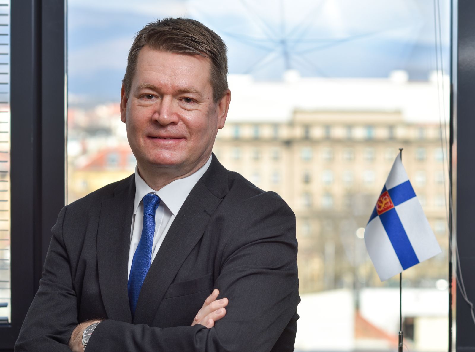 08.03.2022., Zagreb - Kalle Johannes Kankaanpää, finski veleposlanik u Hrvatskoj. 

Photo Sasa ZinajaNFoto