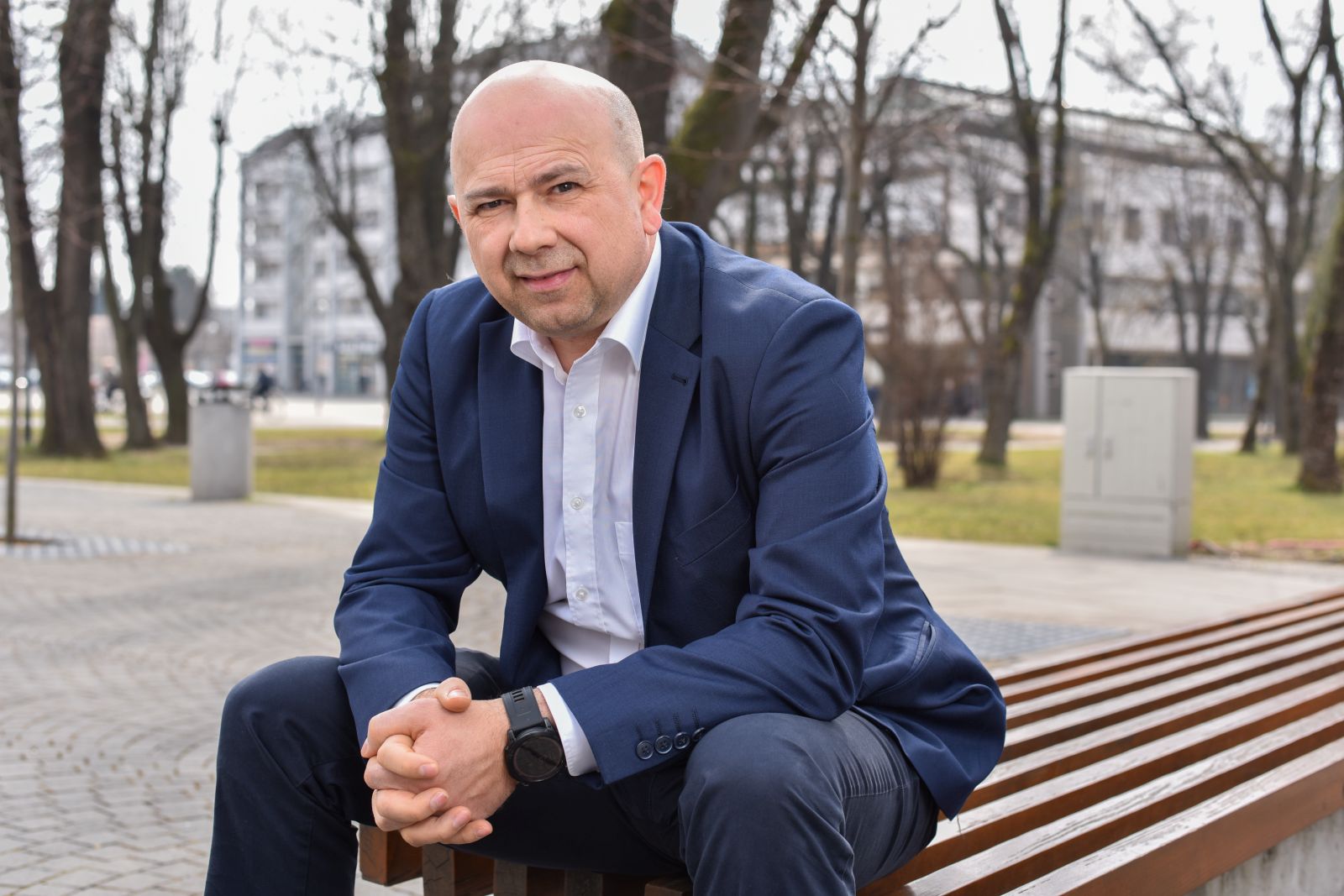 17.03.2022., Nova Gradiska - Miroslav Matanovic, direktor tvrtke Ejot Spojna tehnika.





Photo Sasa ZinajaNFoto