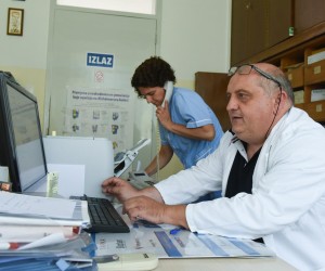 01.09.2016., Samobor - Reportaza iz Doma zdravlja u Samoboru o prvom danu novog nacina rada obiteljskih lijecnika."nPhoto: Davor Visnjic/PIXSELL