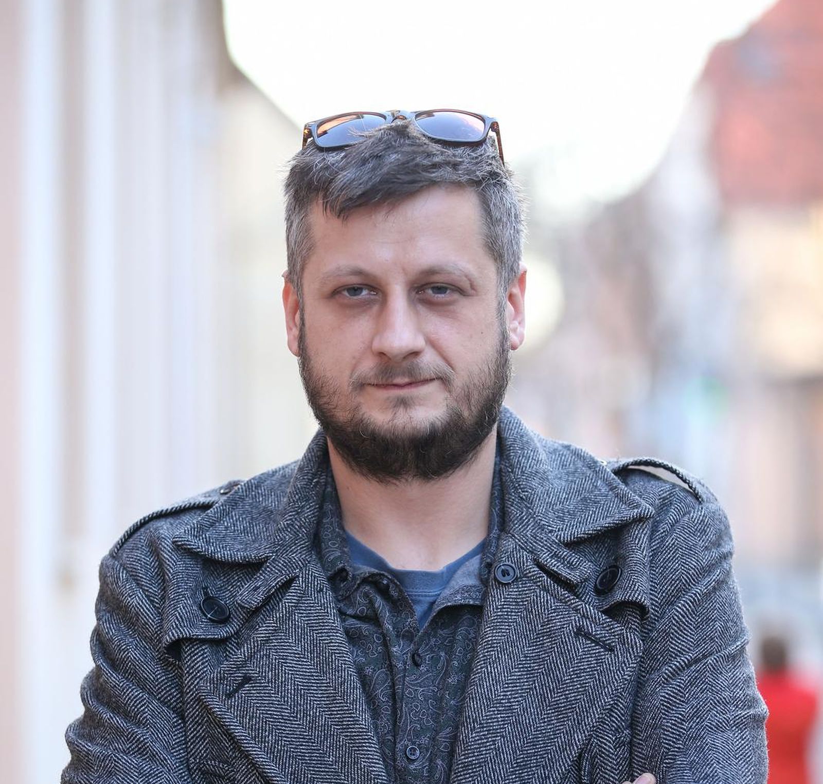 02.02.2022., Zagreb - U Teataru Erato priprema se novo uprizorenje 'Zagrepcanke' redatelja Drazena Kresica prema kultnom romanu Branislava Glumca. U prestavi ce glumiti Tea Harcevic, Nikolina Prkacin, Bernard Tomic, Domagoj Jankovic i Patrik Gregurec. Patrik Gregurec. Tea Harcevic. Drazen Kresic. Photo: Matija Habljak/PIXSELL