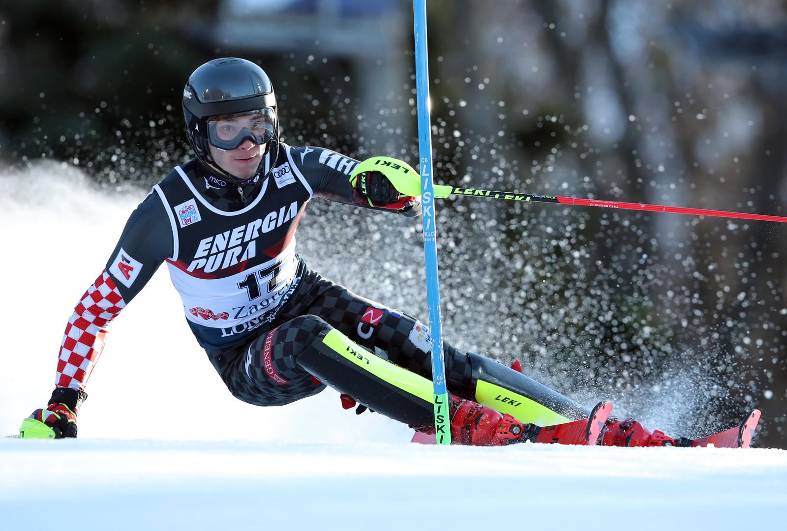05.01.2020., Zagreb, Sljeme - Prva voznja muskog slaloma Audi FIS Svjetskog skijaskog kupa Snow Queen Trophy. RODES Istok  Photo: Goran Stanzl/PIXSELL