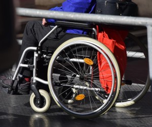 Sibenik:  Invalidska kolica 06.03.2019., Sibenik - Invalidska kolicarPhoto: Hrvoje Jelavic/PIXSELL