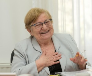 06.03.2019., Vukovar - Vesna Bosanac hrvatska je lijecnica, specijalistica pedijatrije i ravnateljica Opce bolnice Vukovar. Kao ravnateljica Vukovarske bolnice u najtezim ratnim trenucima grada Vukovara postala je simbolom herojstva, gradjanske hrabrosti i humanosti."