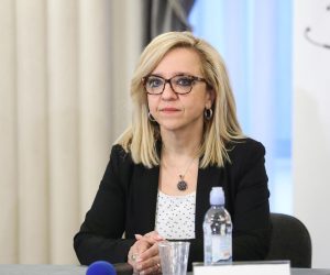 07.03.2022., Zagreb - U Novinarskom domu Koordinacija hrvatske obiteljske medicine (KoHOM) organizirala je okrugli stol na temu "Aktualna situacija u sektoru obiteljske medicine s naglaskom na najavljenu izmjenu Zakona o zdravstvenoj zastiti u dijelu koji se tice primarne zdravstvene zastite". Natasa Ban Toskic. Photo: Luka Stanzl/PIXSELL