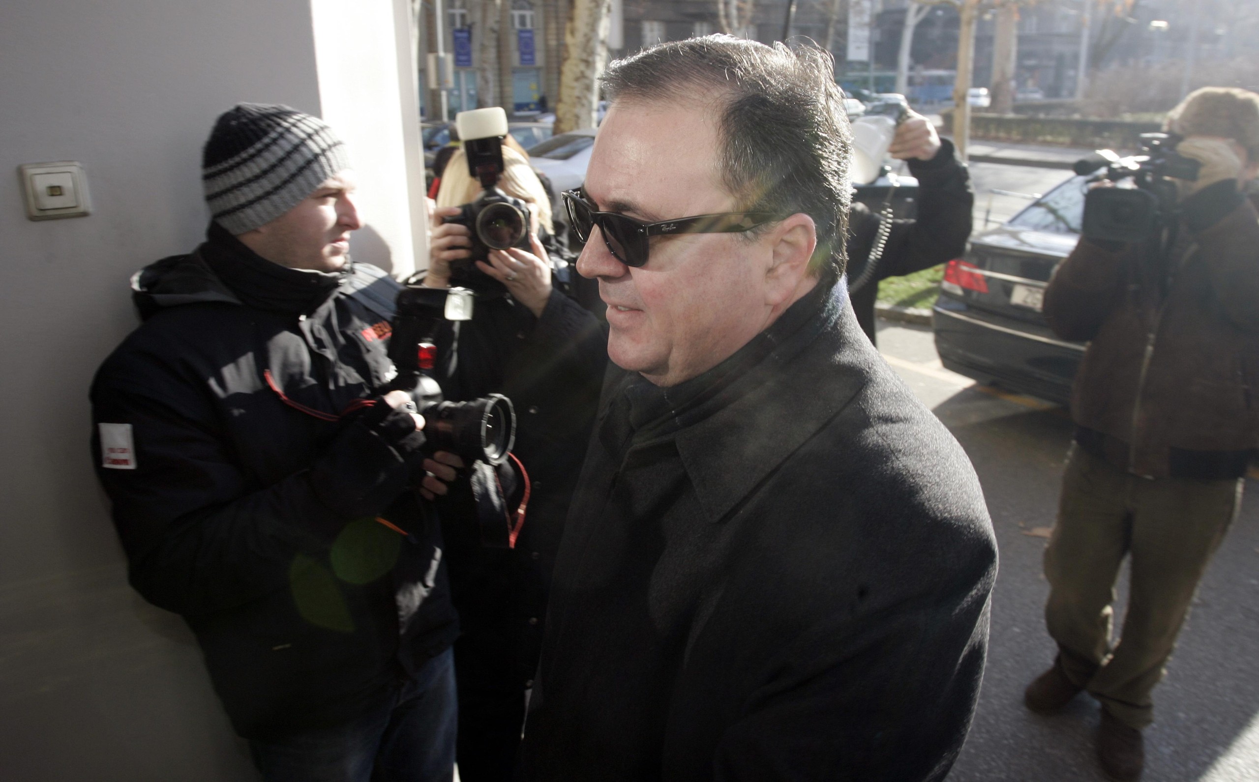 04.01.2010., Zagreb, Hrvatska - Sredisnjica HDZ-a u koju dolaze clanovi na sastanak. Frano Matosic.rPhoto: Slavko Midzor/PIXSELL