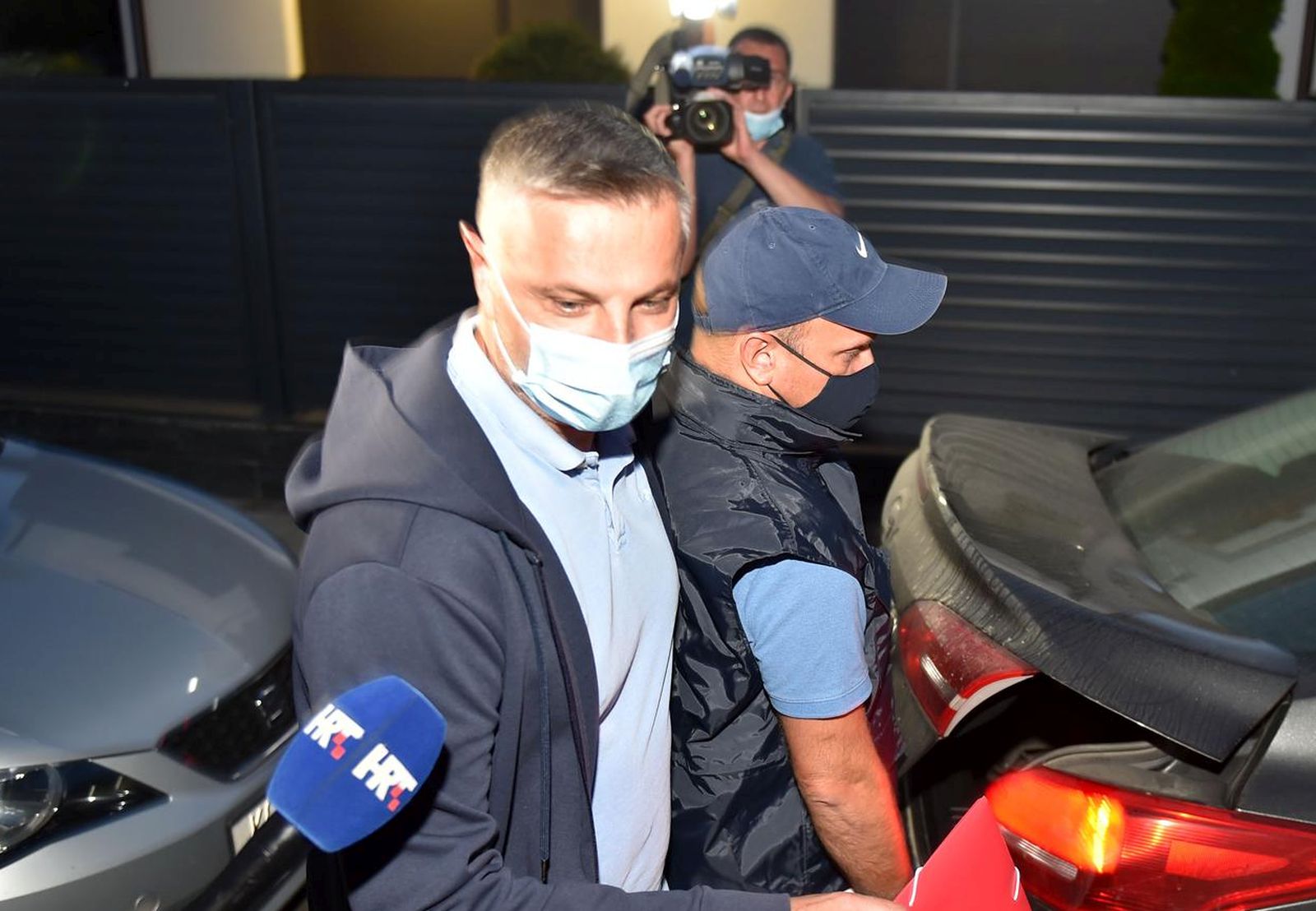 10.09.2021., Cakovec - Nakon sto je Kovacu skinut imunitet, dobiveno je odobrenje za pokretanje kaznenog postupka i pretres njegovog doma koji je policija obavila danas . Po zavrsetku pretresa njegove obiteljske kuce, Kovac je  uhicen.rPhoto: Mario Narandja/PIXSELL