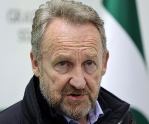 11.01.2022. Mostar, Bosna i Hercegovina - Bakir Izetbegovic predsjednik Stranke demokratske akcije nakon sastanka sa predsjednikom Vlade Republike Hrvatske Andrejom Plenkovicem, boravio je u Mostaru gdje je odrzao radni sastanak sa predstavnicima kantonalne i gradske organizacije SDA.  Photo: Denis Kapetanovic/PIXSELL