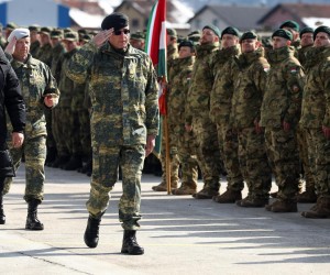 11.03.2022., Sarajevo, Bosna i Hercegovina - U bazi Butmir odrzana je ceremonija kojom je oznacen zavrsetak dvosedmicnih priprema. Komandant EUFOR-a Anton Wessely obratio se na ceremoniji.   Photo: Armin Durgut/PIXSELL