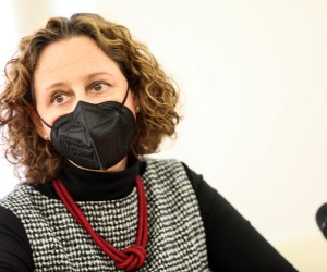 14.3.2022., Zagreb, Runjaninova 2, ministarstvo kulture i medija. Predstavljanje projekta Bez naziva 2022 Tome Savica Gecana, hrvatskog predstavnika na Venecijanskom bijenalu-  59. Medjunarodnoj izlozbi vizualnih umjetnosti. Susdjelovali su kustosica Elena Filipovic i ministrica kulture Nina Obuljen Korzinek.
 Photo: Marin Tironi/PIXSELL