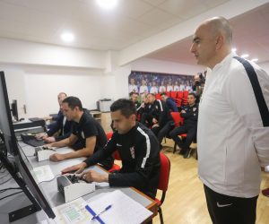 14.05.2019., Sesvete, Zagreb - U nogometnoj akadamiji Hrvatskog nogometnog saveza predstavljena VAR tehnologija koja se od sljedece sezone uvodi u Prvoj HNL-a. Bruno Maric. "nPhoto: Luka Stanzl/PIXSELL