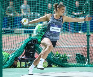 14.09.2021., SRC Mladost, Zagreb - World athletics Continental Tour Gold 2021., 71. Boris Hanzekovic memorijal. Sandra Perkovic rPhoto: Matija Habljak/PIXSELL