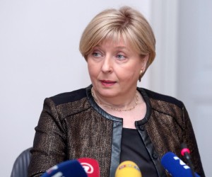 17.05.2016., Zagreb - Odbor za Ustav, Poslovnik i politicki sustav nastavio  je  razgovore s kandidatima za ustavne suce. Jasna Omejec.rPhoto: Patrik Macek/PIXSELL