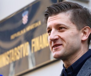 19.03.2022., Zagreb, Ministar financija Zdravko Maric dao je izjavu o kreditnom rejtingu Hrvatske Photo: Emica Elvedji/PIXSELL