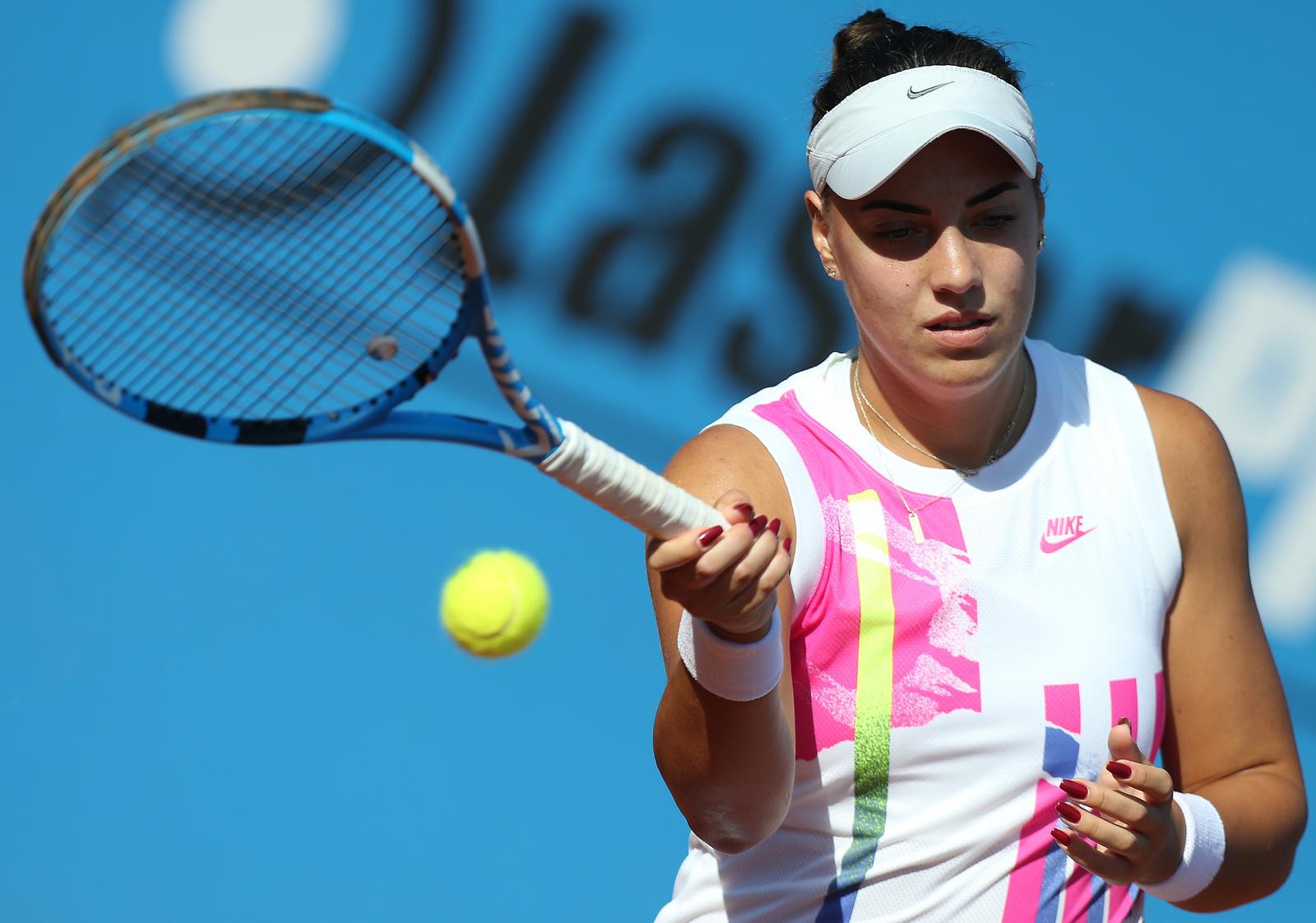 20.09.2020., Zagreb - Teniski centar Maksimir, ITF Zagreb Ladies Open. Finalni mec izmedju Anje Konjuh i Tereze Mrdeza. Anja Konjuh Photo: Marko Prpic/PIXSELL