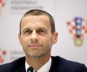 20.12.2016., Hotel DoubleTree by Hilton, Zagreb - r"nZajednicka konferencija za medije predsjednika UEFA-e Aleksandera Ceferina i predsjednika HNS-a Davora Sukera.r"nPhoto: Igor Kralj/PIXSELL