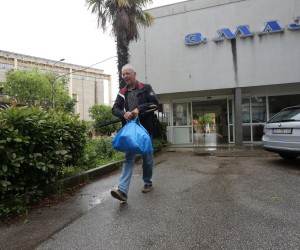 21.05.2019., Rijeka - Radnici 3. maja napustaju brodogradiiste. Photo:Goran Kovacic/PIXSELL