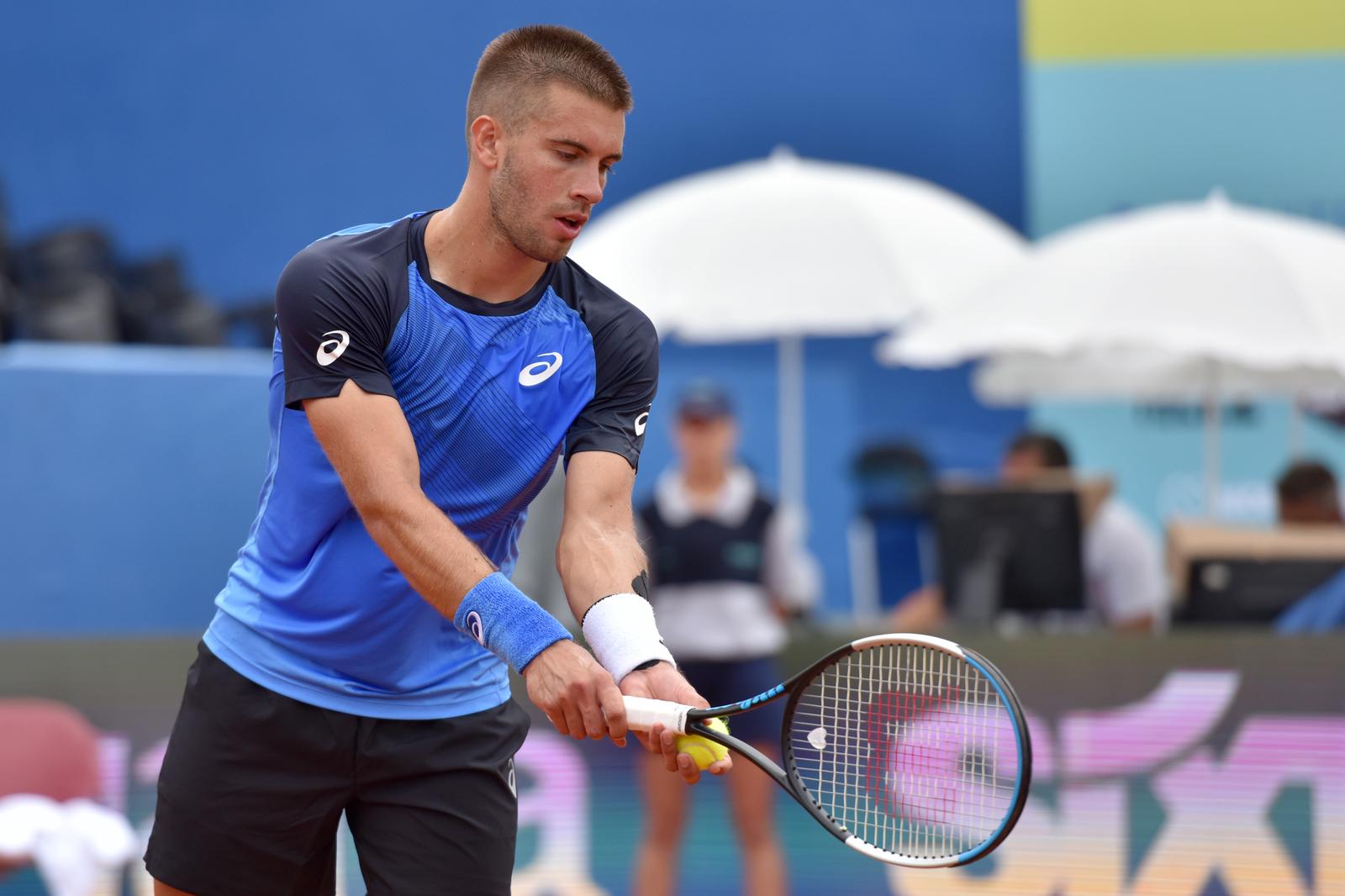 21.06.2020., Zadar - Teniski turnir Adria tour: Pedja Krstin i Borna Coric. Borna Coric. rPhoto: Dino Stanin/PIXSELL