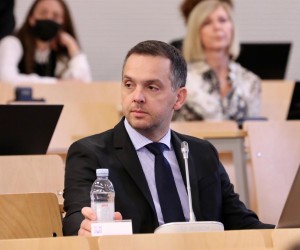 21.10.2021.,Split- 6. sjednica Gradskog vijeca. Vjecnik Ante Franic.
Photo:Ivo Cagalj/PIXSELL Photo: Ivo Cagalj/PIXSELL