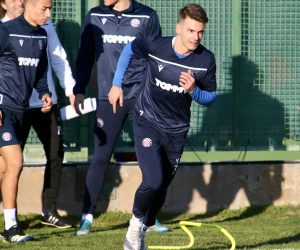 22.02.2021.,Split - Igraci Hajduka odradili prvi trening nakon sto se velik broj igraca i stozer zarazio koronavirusom..Alexander Kacaniklic.rPhoto:Ivo Cagalj/PIXSELL