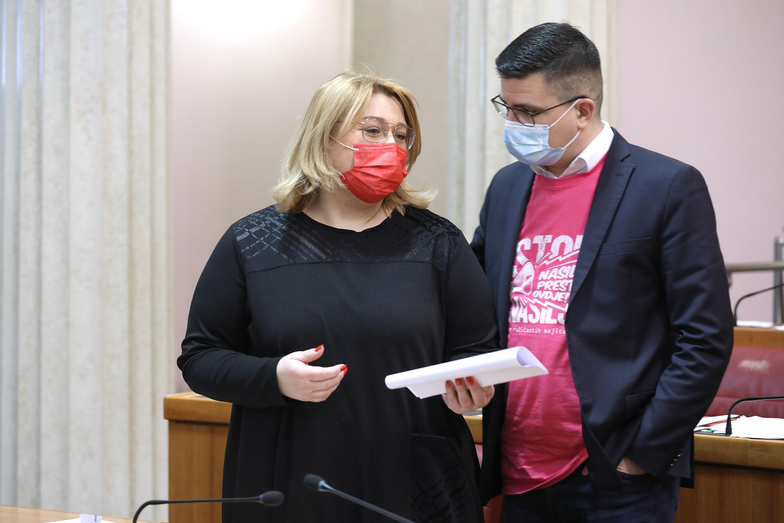 23.02.2022., Zagreb - Sabor 10. sjednicu nastavlja raspravom o Registru osoba s invaliditetom. Photo: Patrik Macek/PIXSELL