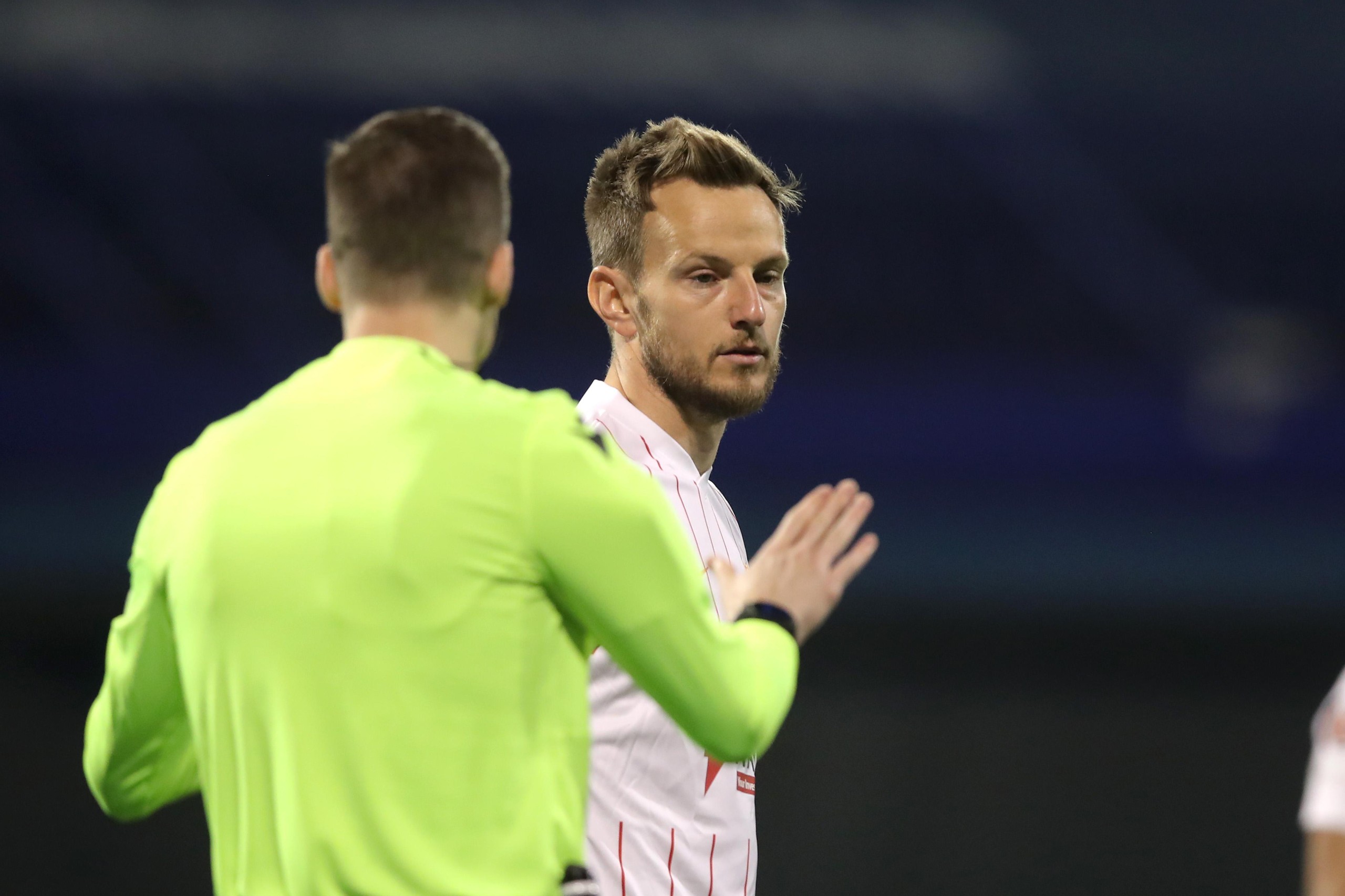 24.02.2022., stadion Maksimir, Zagreb - Uzvratna utakmica sesnaestine finala UEFA Europske lige, GNK Dinamo - FC Sevilla. Ivan Rakitic Photo: Luka Stanzl/PIXSELL