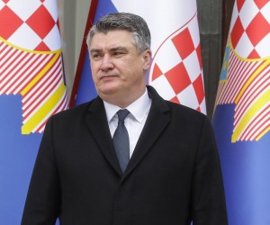 25.02.2022.,Zagreb - Predsjednik Republike i vrhovni zapovjednik Oruzanih snaga Republike Hrvatske sudjelovao na obiljezavanju 28. obljetnice ustrojavanja Pocasno-zastitne bojne kojom prilikom  je dodijelio beretke, odlikovanja i pohvale pripadnicima Pocasno-zastitne bojne.  Photo: Robert Anic/PIXSELL