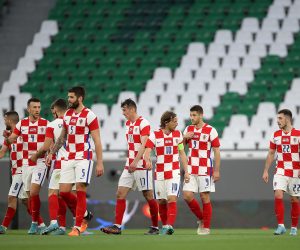 26.03.2022., Katar, Doha - Prijateljski turnir na kojem nastupaju Katar, Bugarska, Slovenija i Hrvatska priprema je za nadolazece Svjetsko prvenstvo. Prijateljska nogometna utakmica na stadionu Education City, Hrvatska - Slovenija. Photo: Igor Kralj/PIXSELL