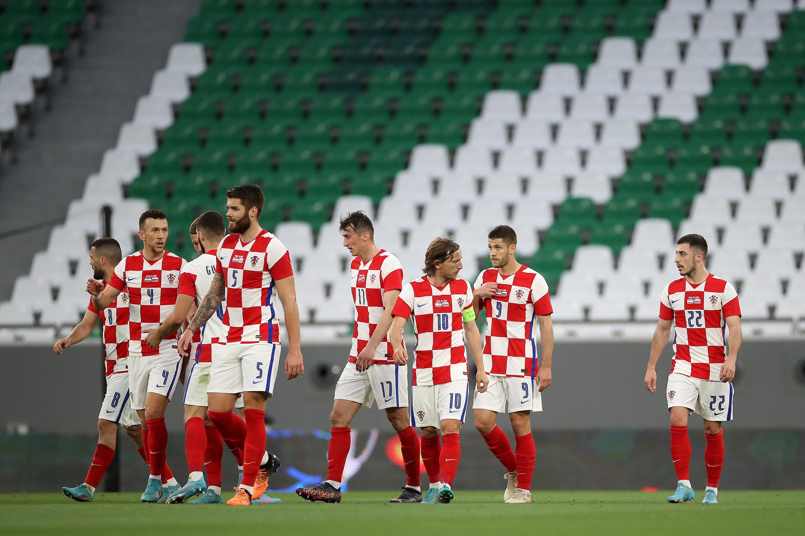 26.03.2022., Katar, Doha - Prijateljski turnir na kojem nastupaju Katar, Bugarska, Slovenija i Hrvatska priprema je za nadolazece Svjetsko prvenstvo. Prijateljska nogometna utakmica na stadionu Education City, Hrvatska - Slovenija. Photo: Igor Kralj/PIXSELL