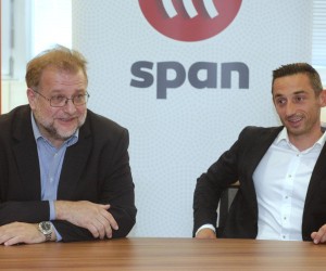 26.05.2017., Zagreb - Tvrtka Span, povodom prosirenja poslovanja s razvojem softwara, organizirala konferenciju za medije. Nikola Dujmovic, Sven Marusic.rPhoto: Zarko Basic/PIXSELL