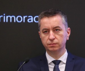 28.01.2022., Zagreb - Porezna konferencija: Porezna politika u funkciji oporavka i otpornosti na Ekonomskom fakultetu. Fabris Perusko. Photo: Luka Stanzl/PIXSELL