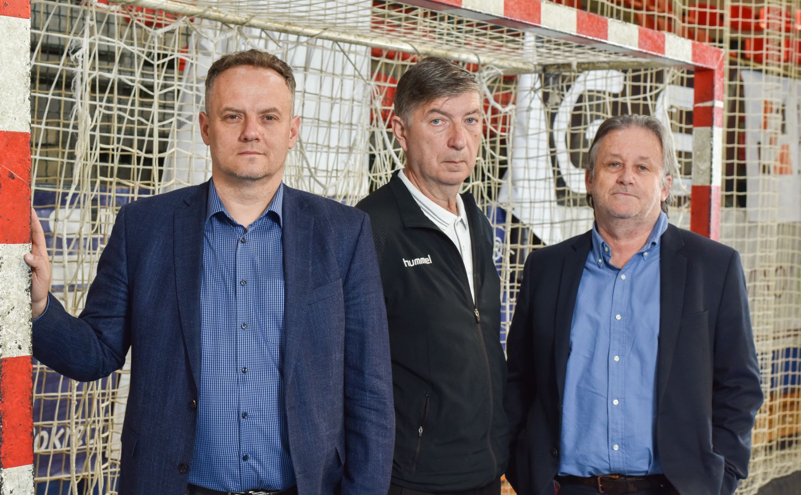 25.03.2022., Zagreb - Kazimir Ilijas, Zoran Mlinaric i Drazen Zunac, sportski treneri.