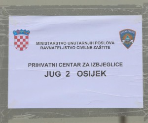 28.02.2022., Osijek - U osjeckoj sportskoj dvorani Jug ll uspostavljen je centar za prihvat izbjeglica iz ratom pogodenih podrucja Ukrajine. Photo: Dubravka Petric/PIXSELL