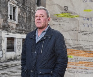 16.02.2022., Benkovac - Ljubomir Kasum, benkovacki srbin povratnik kojem je oteta imovina.
Photo Sasa ZinajaNFoto