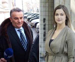 31.01.2012., Zagreb - Trago Tadic izlazi iz zgrade Zupanijskog suda nakon odrzanog rocista za podmicivanje sudaca Vrhovnog suda. rPhoto: Borna Filic/PIXSELL