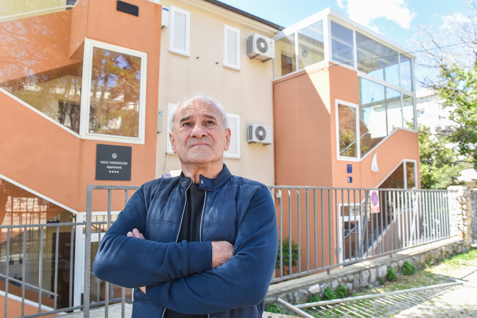 10.04.2022., Novi Vinodolski - Kuca u Novom Vinodolskom u kojoj je apartman Milana Bandica. 

Photo Sasa ZinajaNFoto