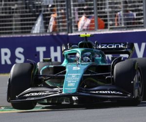 epa09877533 German Formula One driver Sebastian Vettel of Aston Martin in action during the first practice session of the Formula One Grand Prix of Australia at Albert Park Circuit in Melbourne, Australia, 08 April 2022. The Formula One Grand Prix of Australia will take place on 10 April 2022.  EPA/SIMON BAKER