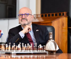 23.02.2021., Zagreb - Ilan Mor, izraelski veleposlanik u Hrvatskoj. Photo: Saša Zinaja/NFoto