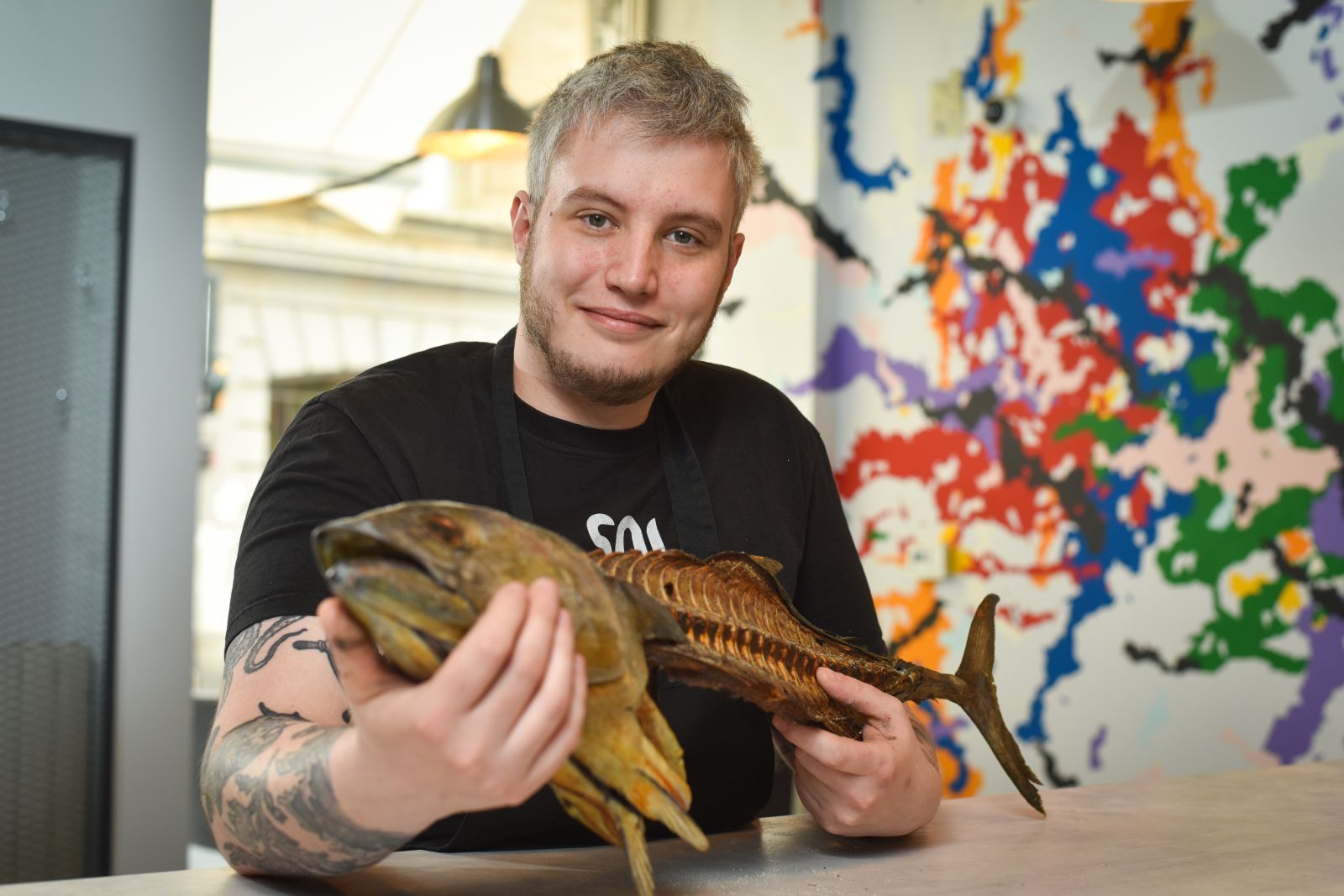 01.04.2022., Zagreb - Marko Turkovic, chef i suvlasnik restorana Sopal. 

Photo Sasa ZinajaNFoto