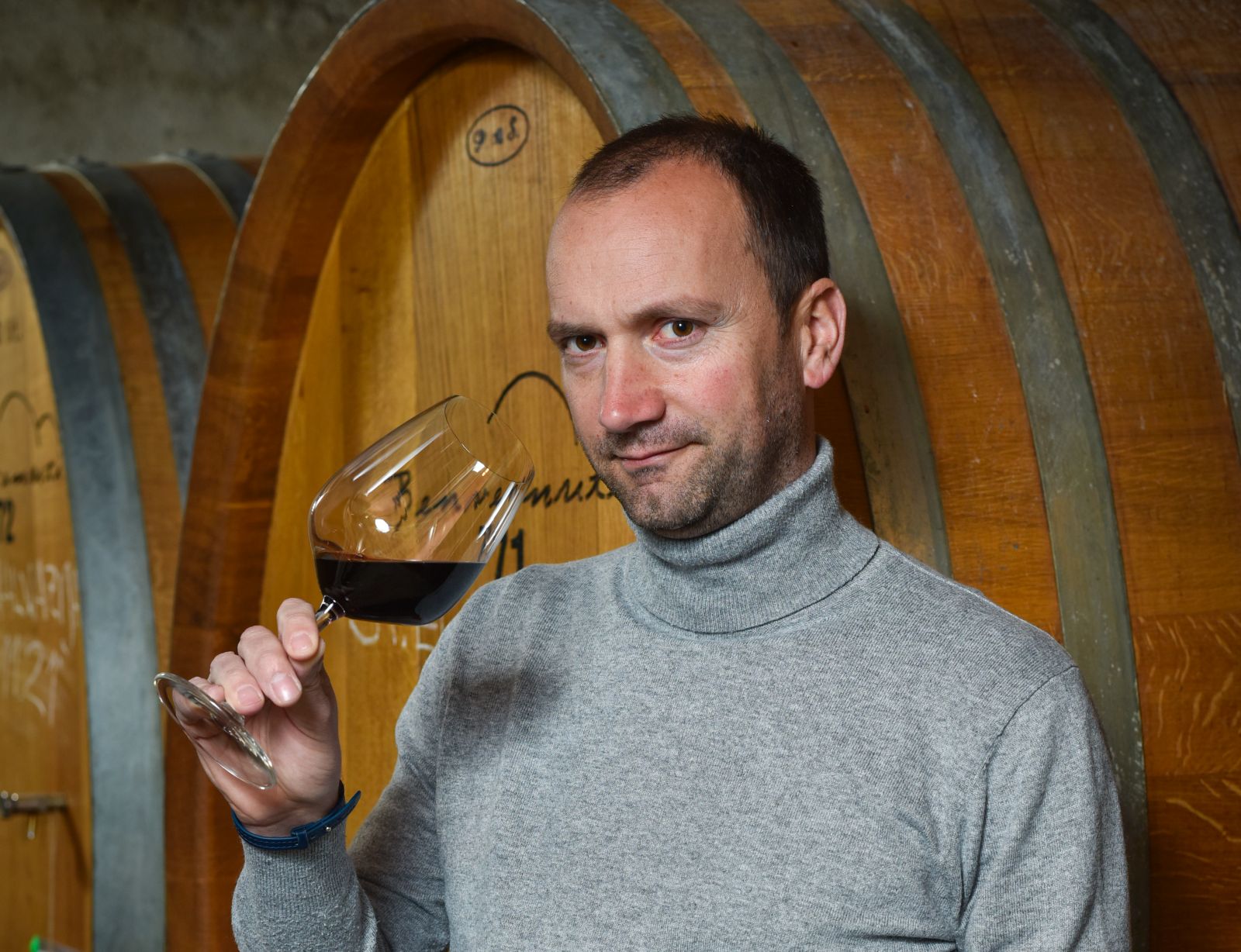 04.04.2022., Motovun - Nikola Benvenuti, istarski vinar i predsjednik Vinistre. 

Photo Sasa ZinajaNFoto