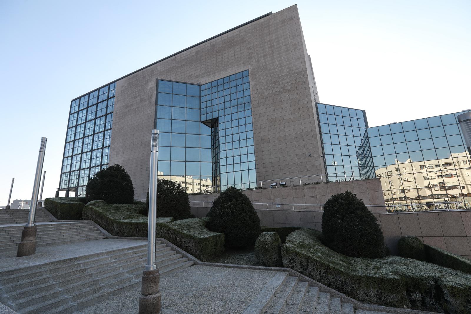 02.01.2020., Zagreb - Zgrada Nacionalne Sveucilisne Knjiznice koja ce sest mjeseci biti srediste Vijeca EU.rPhoto: Robert Anic/PIXSELL