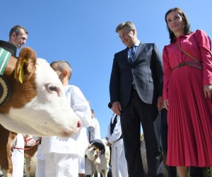 03.09.2021., Bjelovar - Svecano otvorenje 28. jesenskog medjunarodnog bjelovarskog sajma i 28. drzavne stocarske izlozbe u Gudovcu. Predsjednik Vlade Andrej Plenkovic, ministrica poljoprivrede Marija Vuckovic. Photo: Damir Spehar/PIXSELL