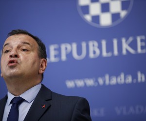 07.04.2022., Zagreb - Nacionalni stozer civilne zastite na konferenciji za novinare izvjestio je o ublazavanju nekih epidemioloskih mjera uvedenih radi suzbijanja epidemije covid -19. Photo: Slavko Midzor/PIXSELL