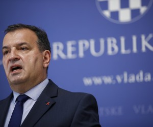 07.04.2022., Zagreb - Nacionalni stozer civilne zastite na konferenciji za novinare izvjestio je o ublazavanju nekih epidemioloskih mjera uvedenih radi suzbijanja epidemije covid -19. Photo: Slavko Midzor/PIXSELL