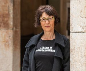 01.04.2022., Dubrovnik - Florence Hartmann, francuska novinarka i knjizevnica, bivsa glasnogovornica Medjunarodnog kaznenog suda za bivsu Jugoslaviju. Photo: Grgo Jelavic/PIXSELL