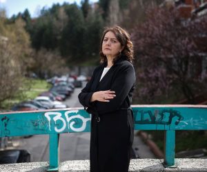 08.04.2022., Sarajevo, Bosna i Hercegovina - Visa znanstvena suradnica Instituta za istrazivanje zlocina protiv covjecnosti i medjunarodnog prava Univerziteta u Sarajevu Sabina Subasic Galijatovic. Photo: Armin Durgut/PIXSELL